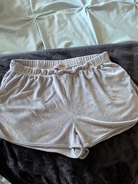 Juicy Couture Lavender Soft Sleep Shorts w/ Diamond JC Logo